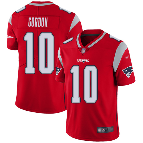 New England Patriots Football #10 Inverted Legend Limited Red Men Josh Gordon NFL Jersey->new england patriots->NFL Jersey